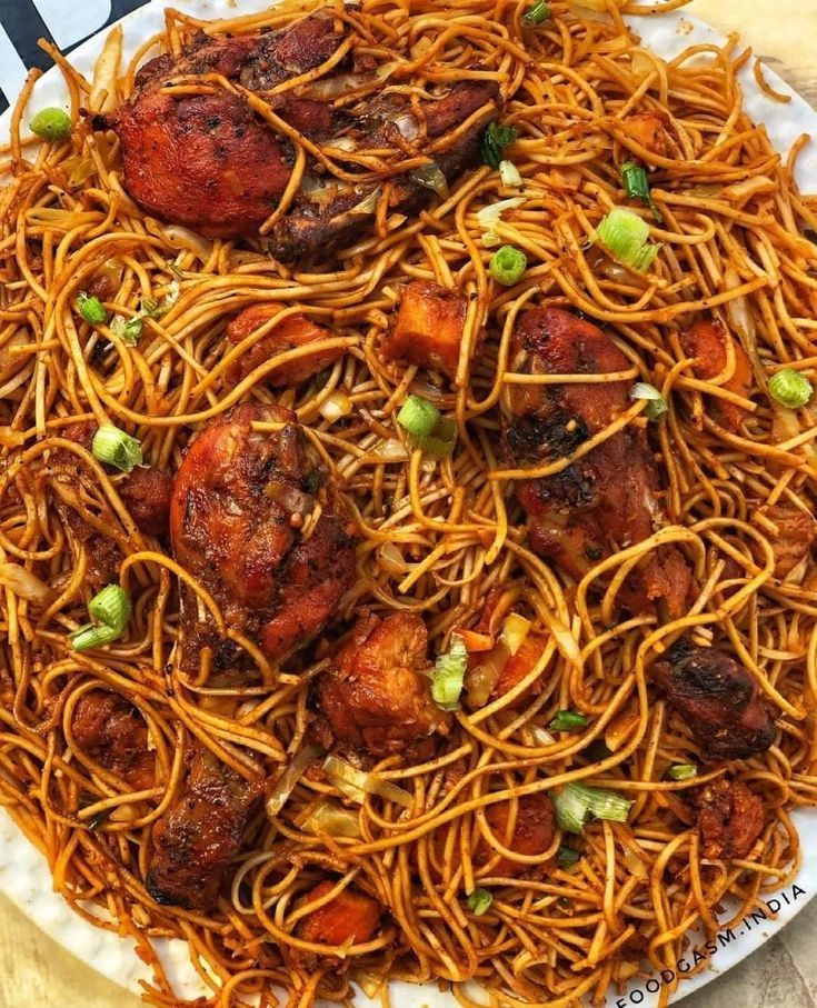 Chicken Chilli Chowmine (1 Plate)